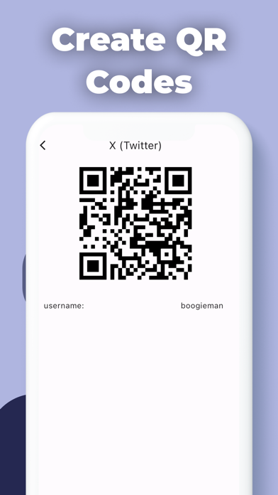 Screenshot illustrating: Create & Share Custom QR Codes